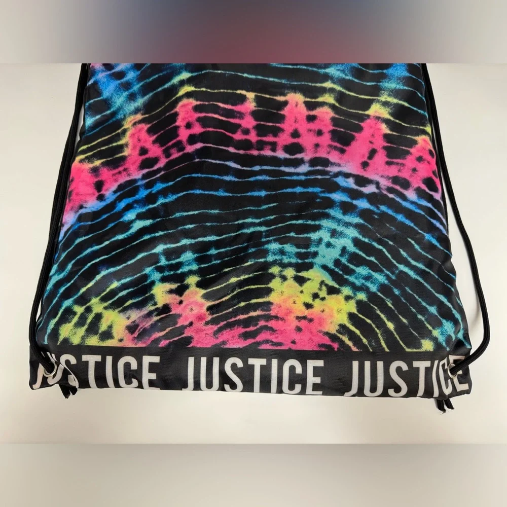 Justice Tie Dye Beach Towel In Bag Drawstring
